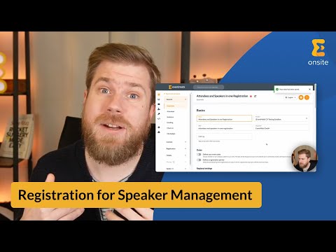 Use Event Registration as a Speaker Management Tool | Event Tech Insiders: Do More With Less