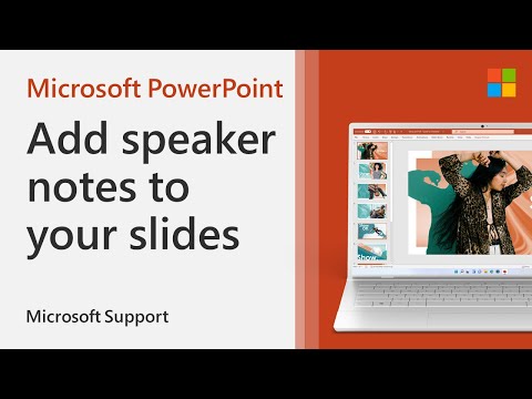 How to add speaker notes in PowerPoint | Microsoft