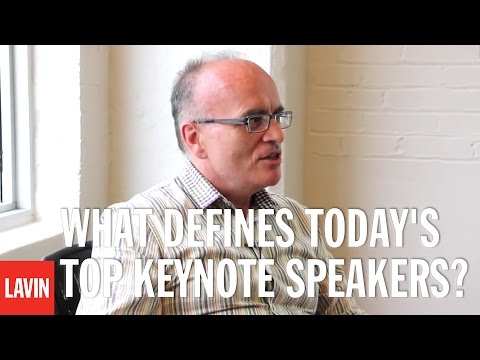 What Defines Today's Top Keynote Speakers?